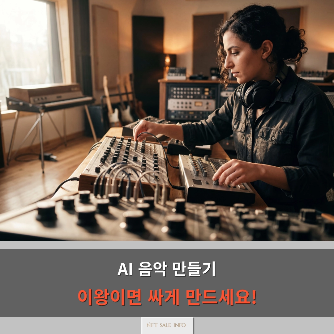 무료 AI 음악 만들기 대표 이미지