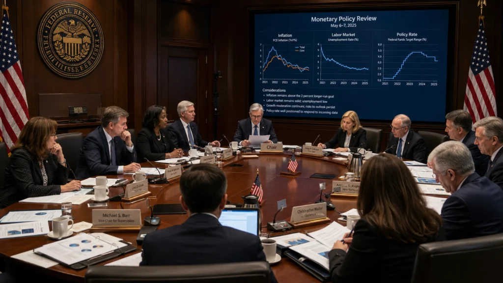 가상의 fomc 회의 모습