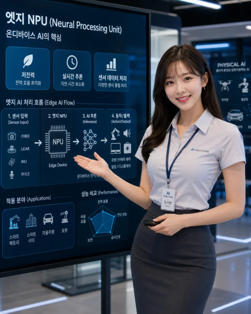 1. 엣지 NPU 설명하는 산업 전문가