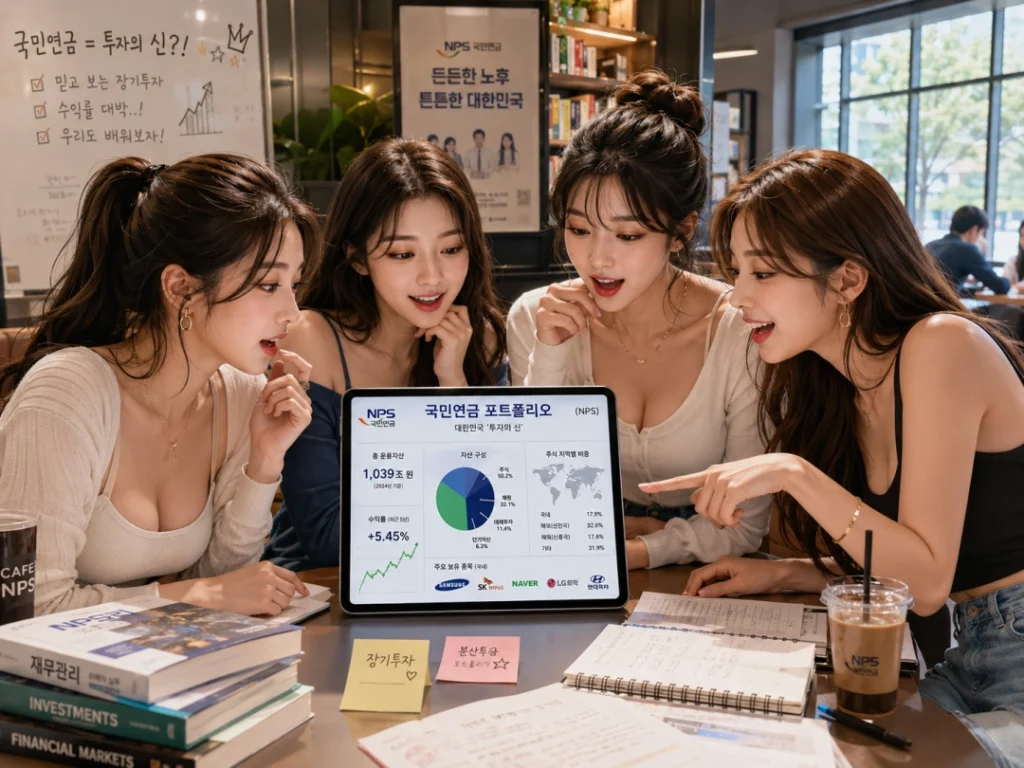 국민연금 포트폴리오 리밸런싱에 대해 토의중인 학생 (1)