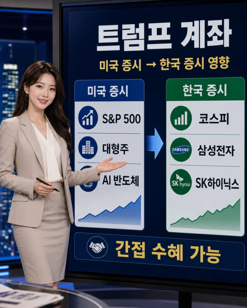 트럼프 계좌의 영향을 설명하는 모습 (2)
